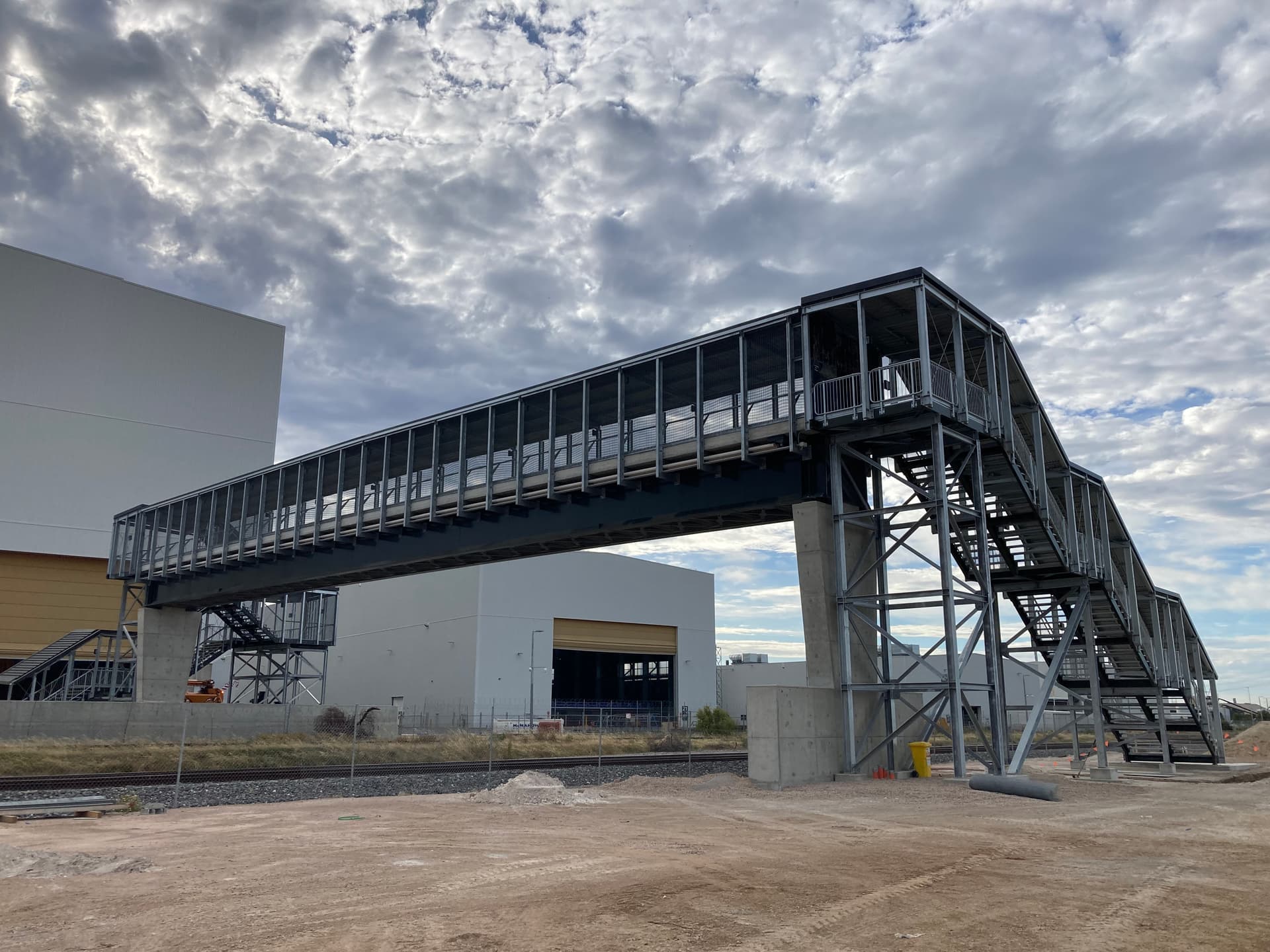 Footbridge at Osborne Naval Shipyards