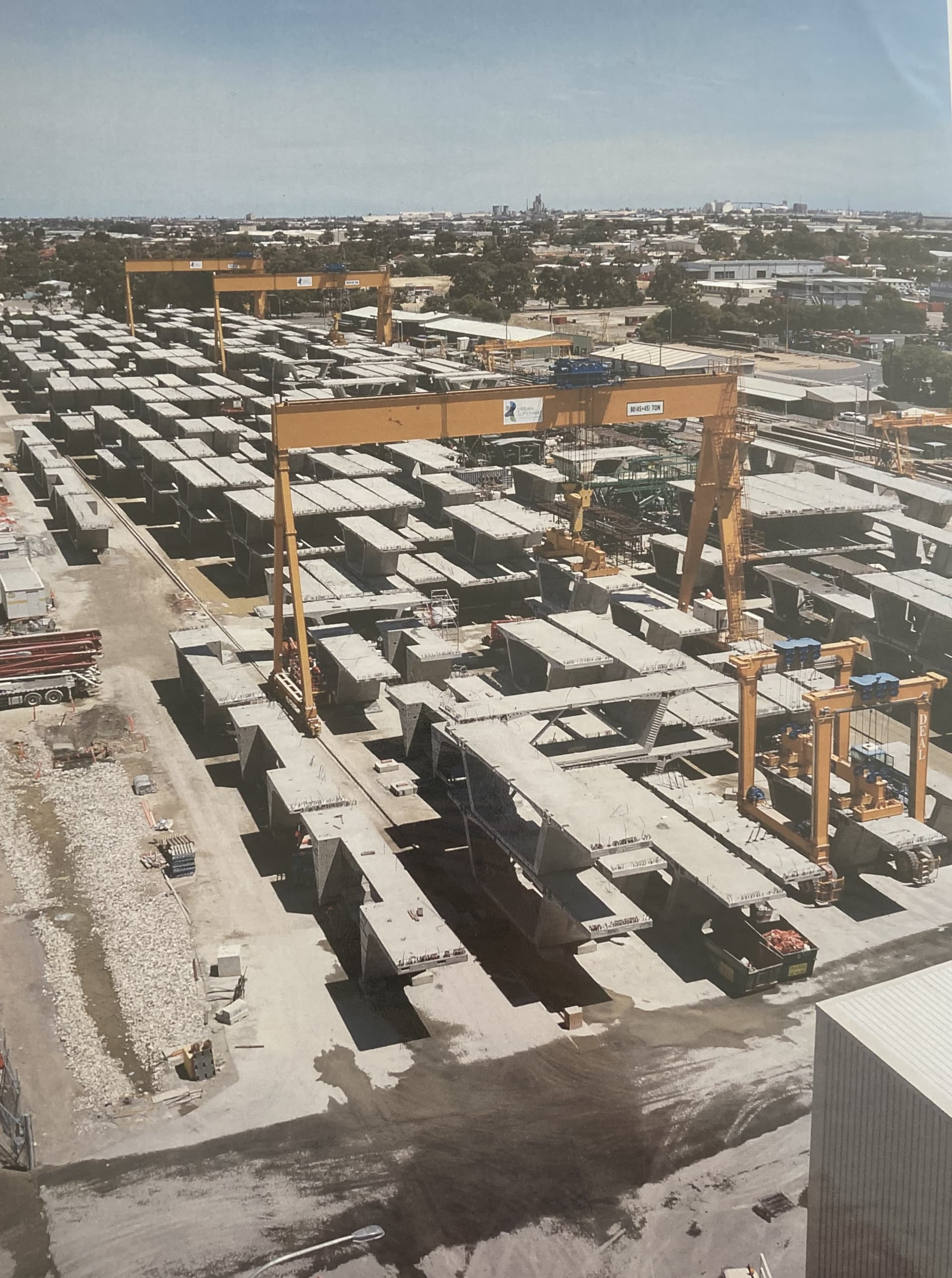 Bearing installation on USW Elevated Motorway